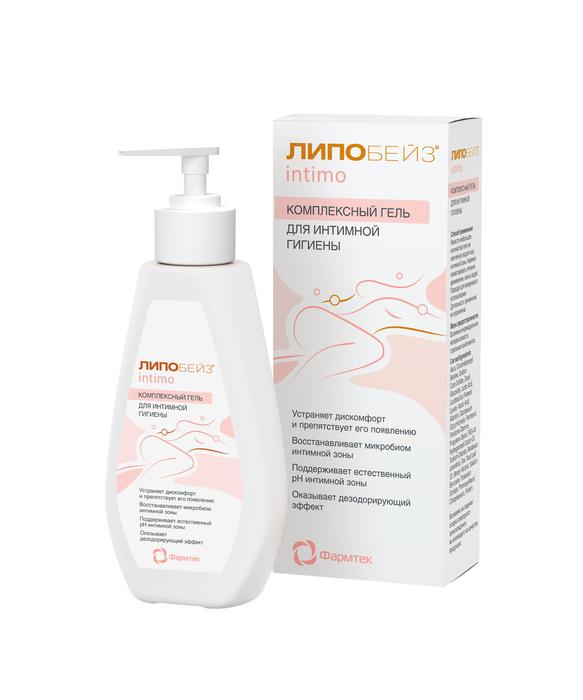 Изображение товара ЛИПОБЕЙЗ Интимо гель для интимной гигиены 200мл комплексный уход