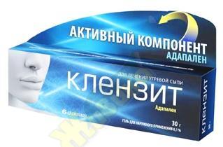 Изображение товара Клензит гель 0,1% для лечения угревой сыпи