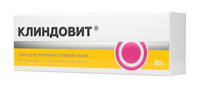 Изображение товара Клиндовит гель д/наруж.прим. 1% 30г туба (Клиндамицин)