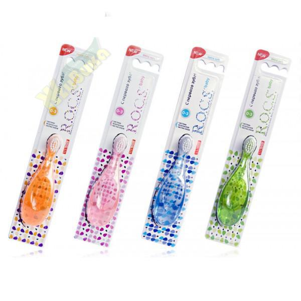 Изображение товара Щетка зубная детская R.O.C.S для малышей 0-3 года