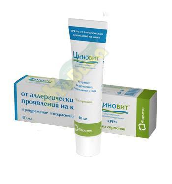Изображение товара ЦИНОВИТ крем 40 мл для дерматитов псориаза и дерматологических проблем
