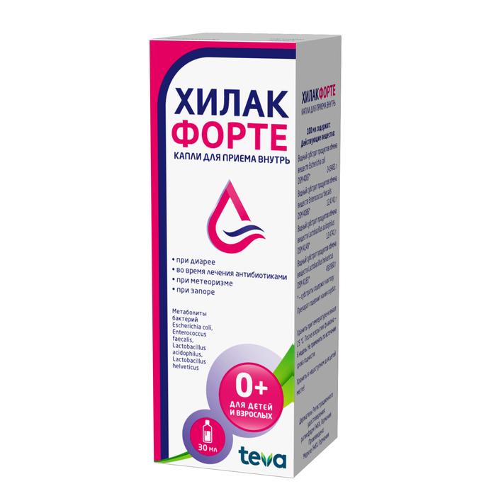 Изображение товара Хилак Форте капли 30мл для восстановления микрофлоры кишечника