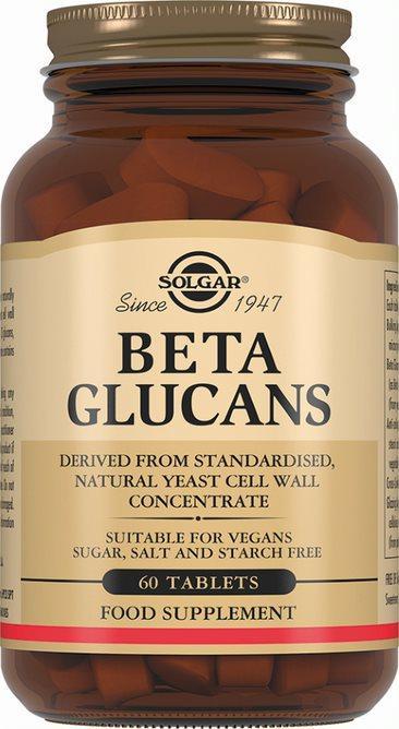 Изображение товара СОЛГАР Бета-глюканы 60 таблеток - иммуностимулятор и антиоксидант