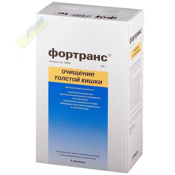 Изображение товара Фортранс пор-к д/р-ра д/вн.прим. №4 пак. (Макрогол)