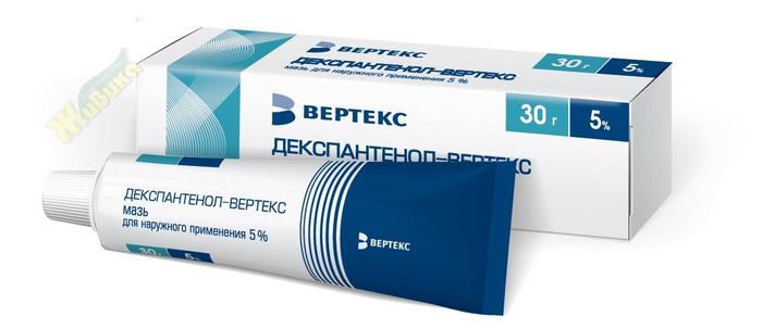 Изображение товара Декспантенол-вертекс мазь 5% 30г (Декспантенол)