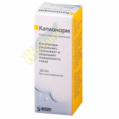 Изображение товара Катионорм капли глазные эмульсия 10 мл для увлажнения и защиты глаз