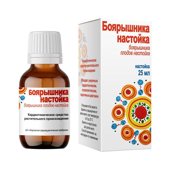 Изображение товара Боярышника н-ка 25мл фл инд.уп. /кировская фф/ (Боярышника плоды)