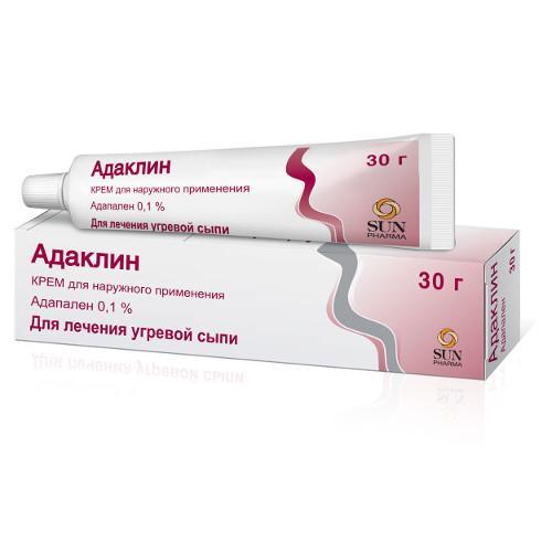Изображение товара Адаклин крем 30г для лечения угрей с адапаленом