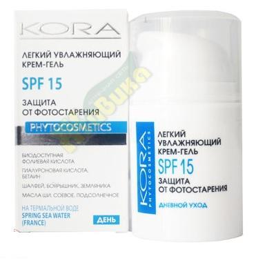 Изображение товара КОРА крем-гель увлаж. легкий 50мл spf 15