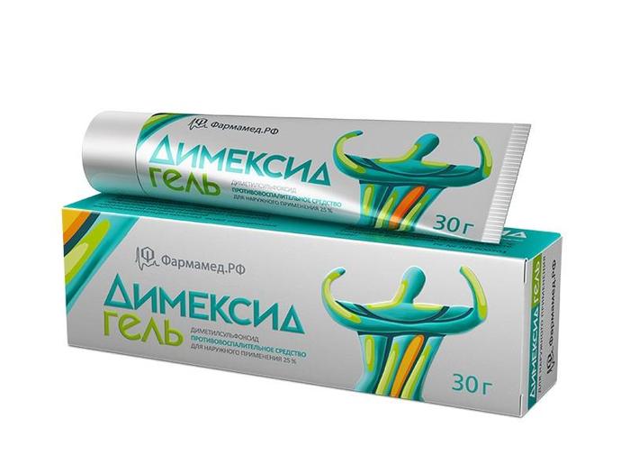 Изображение товара Димексид гель д/наруж. прим. 25% 30г туба (Диметилсульфоксид)