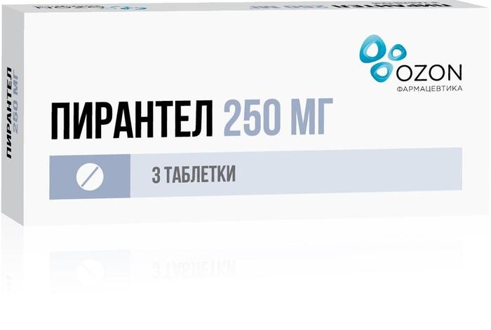 Изображение товара Пирантел таб 250мг №3 /озон/ (Пирантел)