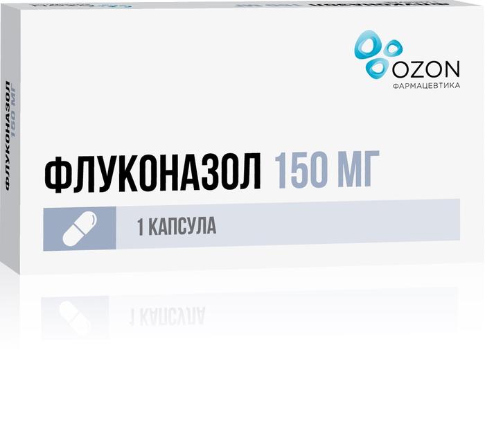 Изображение товара Флуконазол капс. 150мг №1 /озон/ (Флуконазол)