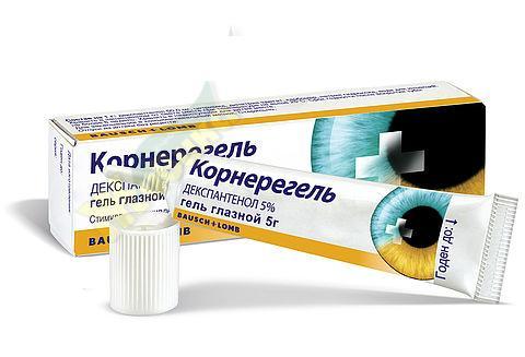 Изображение товара Гель глазной Корнерегель 5% для восстановления и защиты глаз 5 г