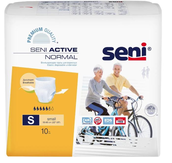 Изображение товара СЕНИ Актив нормал трусы впитывающие уролог для активного образа жизни