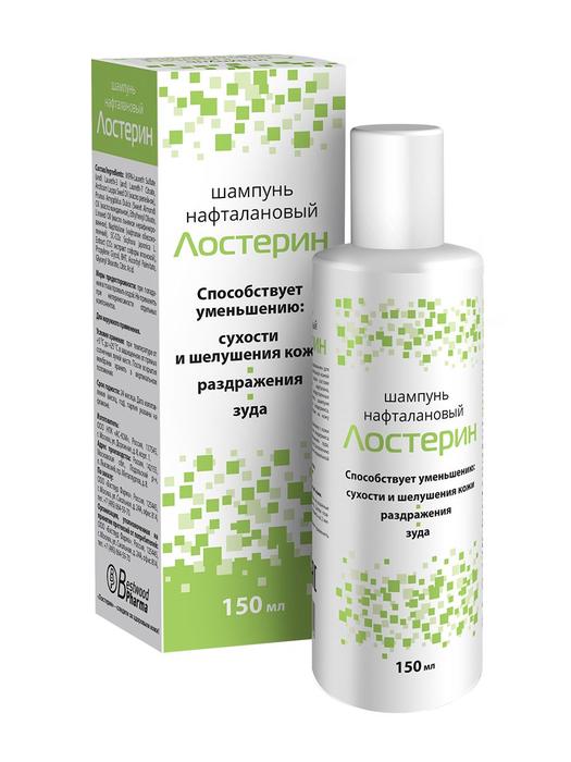 Изображение товара Шампунь ЛОСТЕРИН нафталановый 150 мл для чувствительной кожи головы
