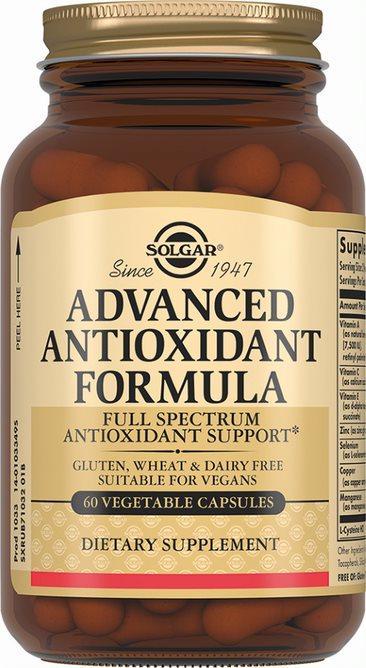 Изображение товара СОЛГАР Антиоксидантная формула капсулы No60 - поддержка иммунитета и здоровья