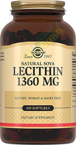 Изображение товара СОЛГАР Натуральный соевый лецитин капс. №100