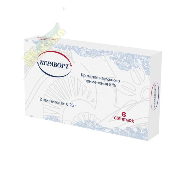 Изображение товара Кераворт крем д/наруж.прим. 5% 0.25г пак. №12 - Имихимод