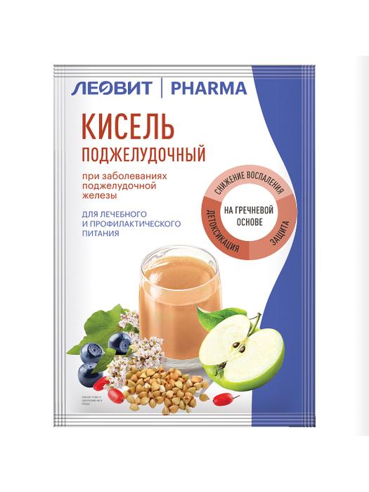 Изображение товара ЛЕОВИТ Фарма кисель поджелудочный 20г для поддержки печени и желудка