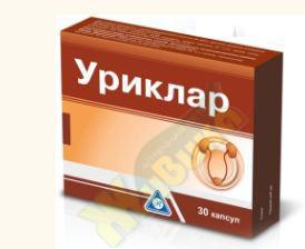 Изображение товара Уриклар капс. 430мг №30 - натуральная диетическая добавка для поддержки почек и обмена веществ