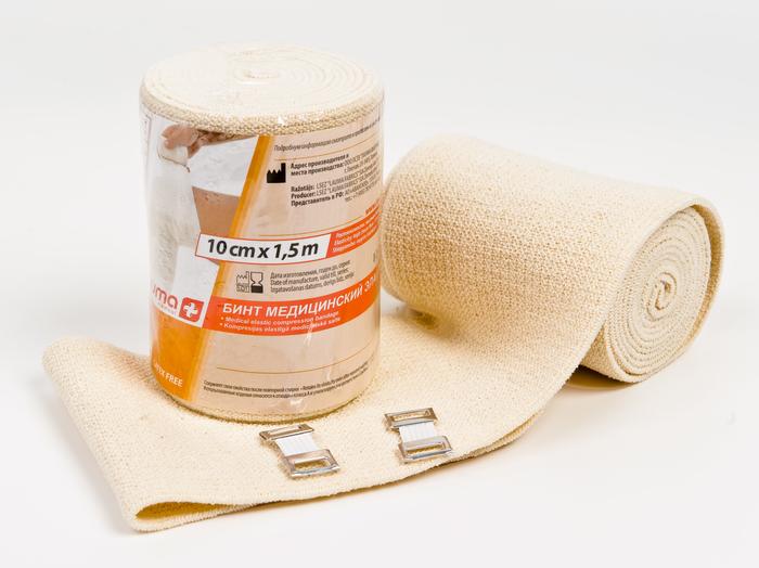 Изображение товара Бинт эласт. 0,1мх1,5м высокой растяжимости модель 2/лаума/