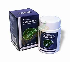 Изображение товара Натекаль д3 жевательные таблетки для профилактики остеопороза