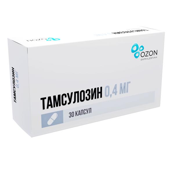 Изображение товара Тамсулозин пролонгированные капсулы 0,4 мг №30 для лечения ДГПЖ