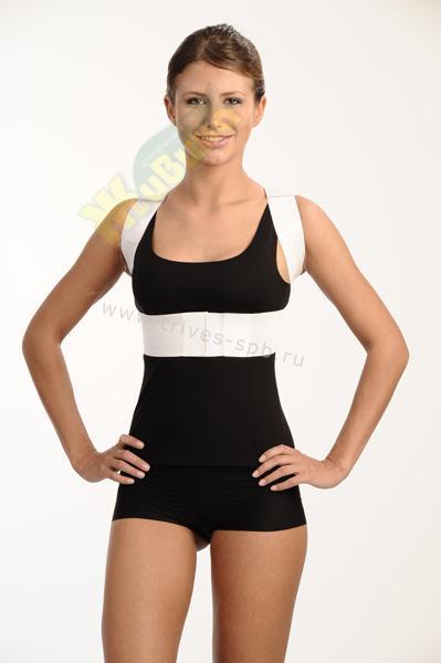 Изображение товара ТРИВЕС корректор осанки для подростков и взрослых р.xl/100-110 арт.т.54.01 бежевый