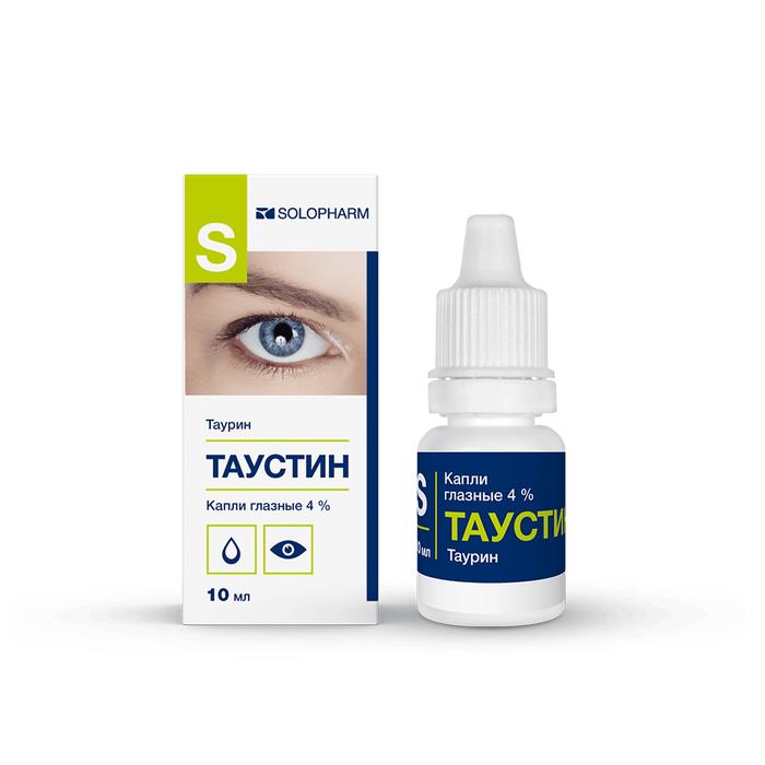 Изображение товара Таустин капли глазные 4% 10мл фл-кап. (Таурин)