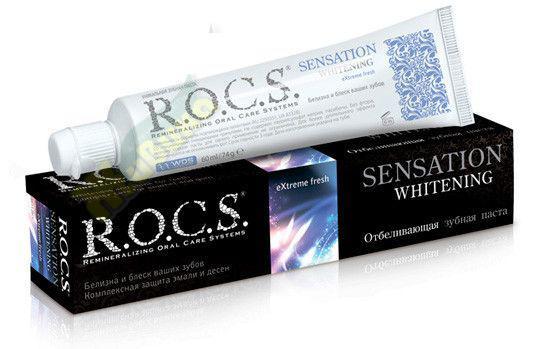 Изображение товара РОКС Сенсационное отбеливание паста зубная 74г (R.O.C.S)
