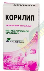 Изображение товара Корилип суппозитории ректальные №10 для профилактики и лечения