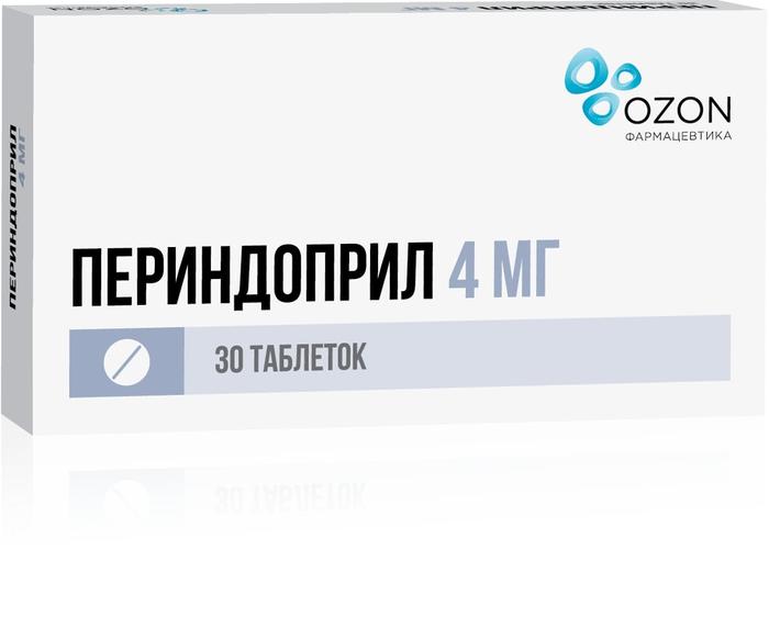 Изображение товара Периндоприл таб 4мг №30 /озон/ (Периндоприл)
