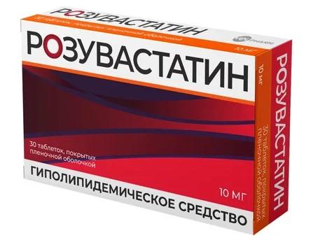 Изображение товара Розувастатин велфарм таб п/об/пл 10мг №30 (Розувастатин)