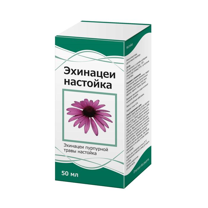 Изображение товара Эхинацея н-ка 50мл фл в инд.уп. /тульская фф/ (Эхинацеи пурпурной трава)
