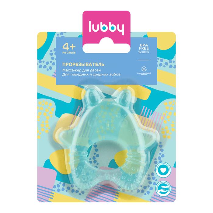 Изображение товара ЛАББИ прорезыватель 28392 4 + мес с водой заяц (Lubby)