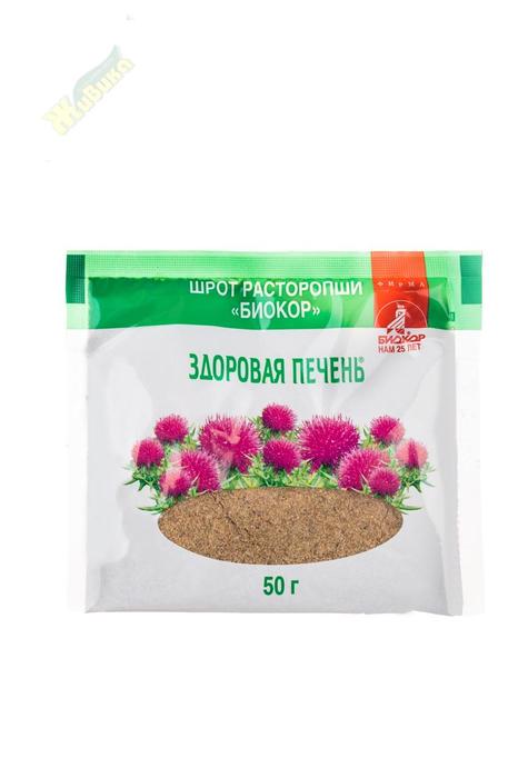 Изображение товара БИОКОР расторопша шрот 50г
