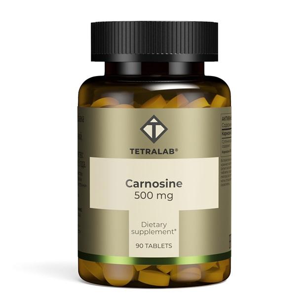 Изображение товара ТЕТРАЛАБ Карнозин 500мг таблетки покрытые оболочкой 90 шт