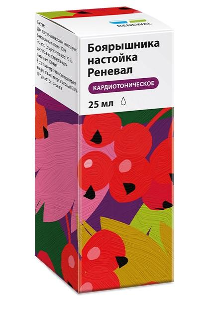 Изображение товара Боярышника настойка реневал 25мл фл-кап /renewal/ (Боярышника плодов настойка)