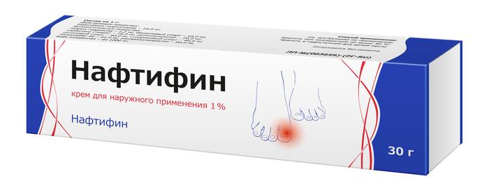 Изображение товара Нафтифин крем 1% для лечения грибковых инфекций кожи и ногтей 30 г