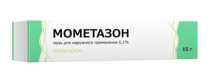Изображение товара Мометазон мазь 0,1% 15г для лечения дерматозов зудов противовоспалительный препарат