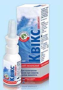 Изображение товара Квикс спрей назальный эвкалипт 30мл - безопасное средство от насморка