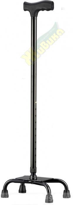 Изображение товара ТРИВЕС трость 4-х опорная с низким основанием с т-образ. ручкой арт.tn-141