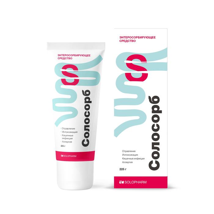 Изображение товара Солосорб гель д/приг.сусп. д/вн.прим. 225г