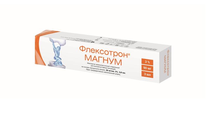 Изображение товара Имплантат вязкоэластичный для суставов ФЛЕКСОТРОН Магнум 3мл преднаполненный шприц