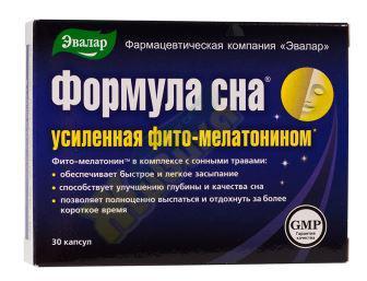 Изображение товара ФОРМУЛА СНА капс. усиленная №30 /эвалар/