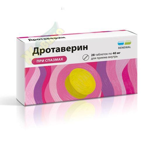 Изображение товара Дротаверин реневал таб 40мг №28 /renewal/ (Дротаверин)