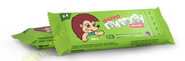 Изображение товара Феррогематоген детский пастилки жевательные 50г /фармстандарт/