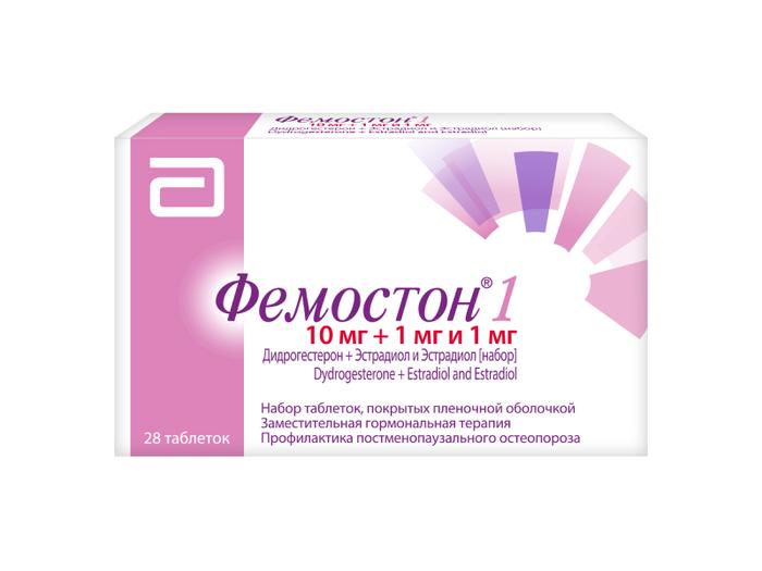 Изображение товара Фемостон 1/10 таблетки для заместительной гормональной терапии 28 шт