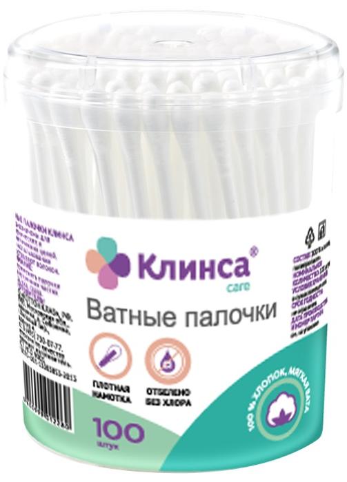 Изображение товара КЛИНСА палочки ватные №100 банка