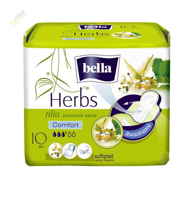 Изображение товара Прокладки БЕЛЛА Хербс комфорт с экстрактом липы №10
